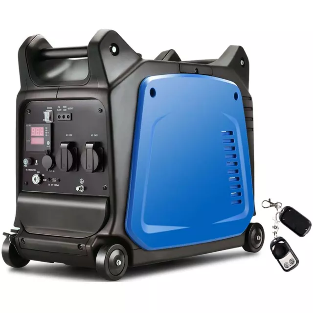 GenTrax Inverter Generator 3.5KW Max 12v Remote Start Portable Petrol Camping 2