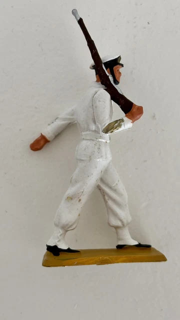 3 CHASSEURS ALPINS STARLUX – FIGURINES 1:32 (60MM) – FRANCE – ÉTAT D'ORIGINE