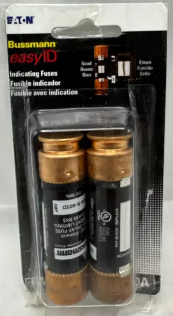 Bussmann easy ID Indicating Fuses 60A FRN-R New