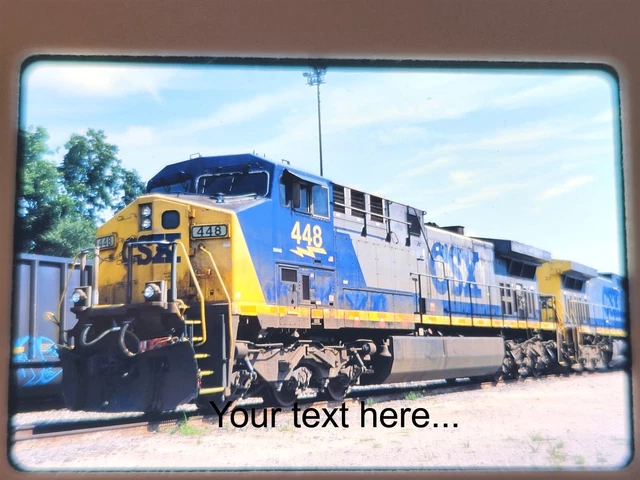 7306 Orig Slide CSX 448 AC4400W at Chattahoochee, FL 2015