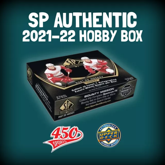 Upper Deck SP Authentic 2022/22 Hobby Box - 10 Packs - Future Watch Caufield ?