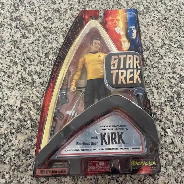 Star Trek Battle Ravaged Captain James T. Kirk Art Asylum 2004 85832