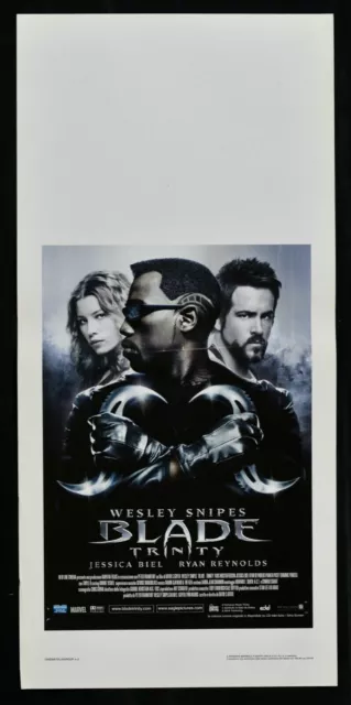 Cartel Blade Trinity Wesley Snipes Marvel Comics Superhero Vampiro N71