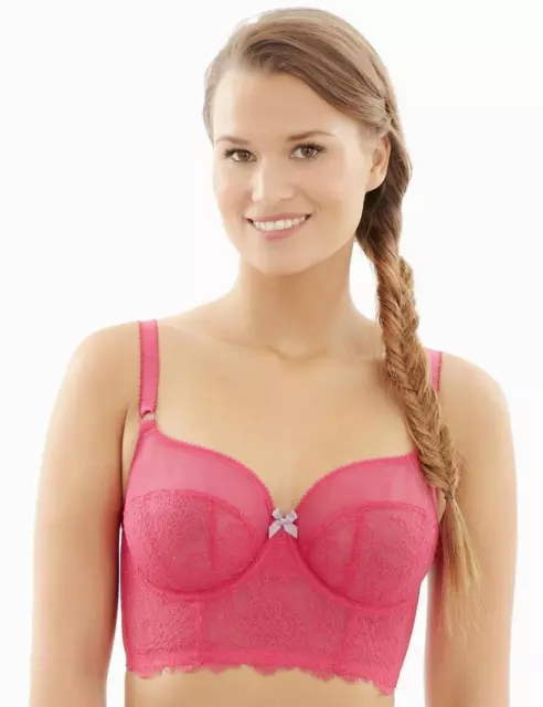 Cleo by Panache Minnie Non Padded Balconnet Bra Floral Cameo 7431