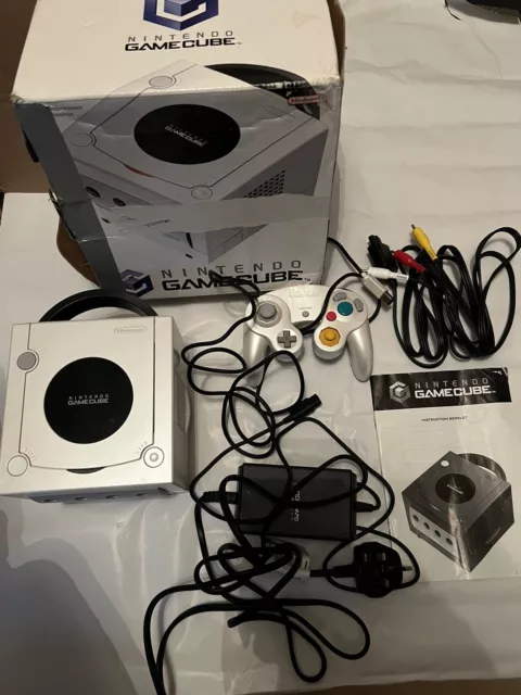 NINTENDO GAMECUBE CONSOLE Pearl White Boxed PAL 118.00 PicClick UK