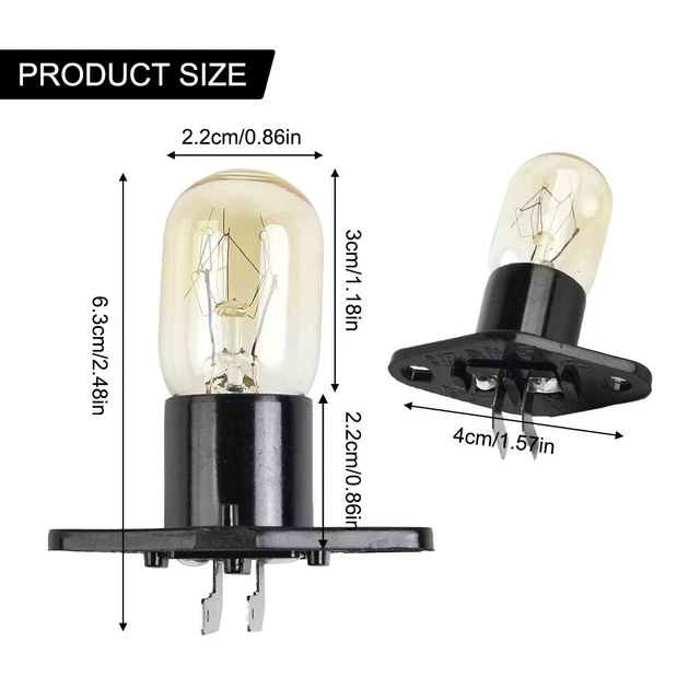 Ampoule Four Micro-ondes/Réfrigérateur 20W - Universelle - Remplacement Haier, Galanz, Panasonic