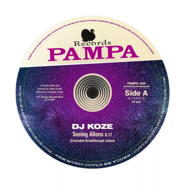 DJ Koze Seeing Aliens 12" Vinyl 2018 Pampa Records PAMPA030