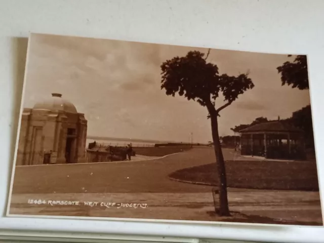 Ramsgate, Kent, West Cliff Postcard good condition unposted