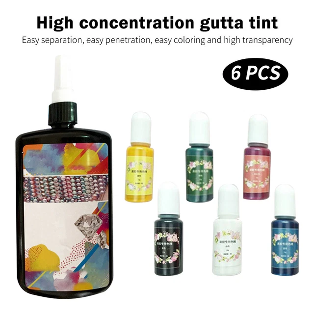 Handmade DIY Soft Transparent Tasteless Glue Multicolor Fine Glue Set 10ml