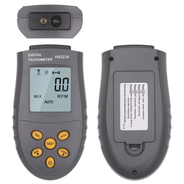 Motor Speed Meter Tachometer Meter Gauge RPM Small Speed Meter Test Meters