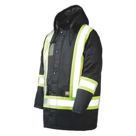 Tough Duck S17611 Men's Black Polyester Jacket Size S