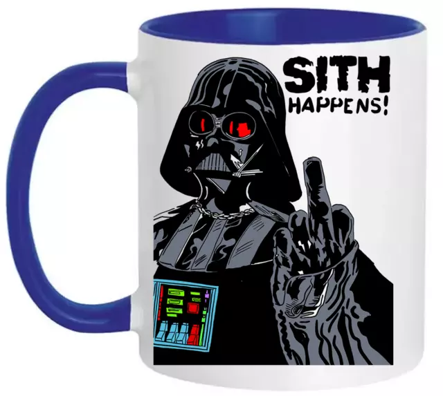 TAZZA DARTH VADER dito gadget Star Wars mug humor guerre stellari EUR 12,90  - PicClick IT