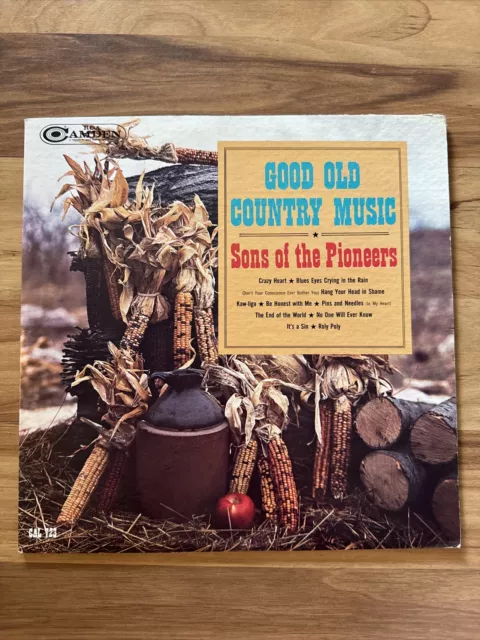 Sons of the Pioneers "Good Old Country Music" RCA Camden. 1963, Fast Shipping!