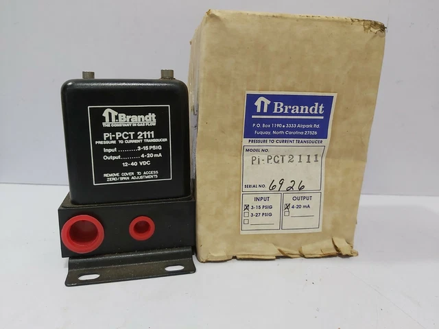 BRANDT PI PCT 2111 Druck bis Aktuelle Umwandler PIPCT2111