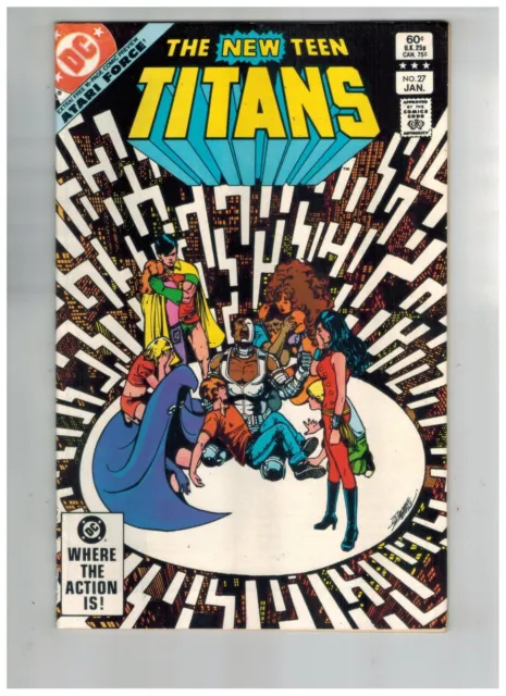 New Teen Titans 27  Atari Force Preview!   1983 VF DC Comic  Wolfman/Perez