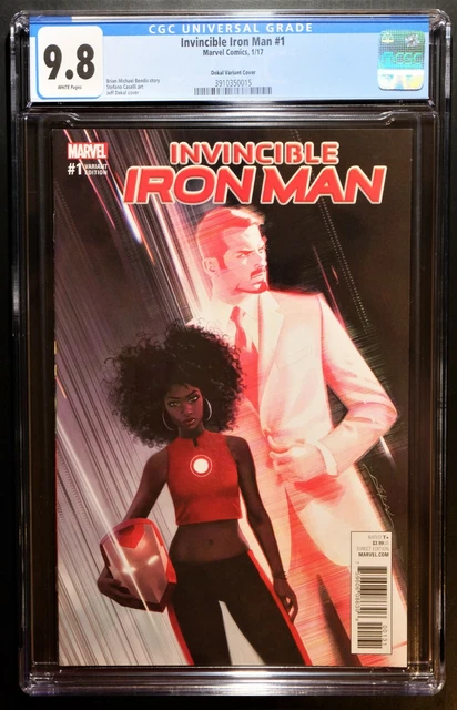 Invincible Iron Man #1 Cgc 9.8 - Wp *1:25 Dekal Variant* Highest Graded Copy!!