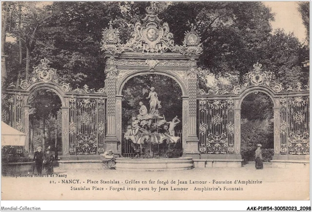 AAKP1-54-0077 - NANCY - place Stanislas- grilles en fer forgé de Jean Lamour -