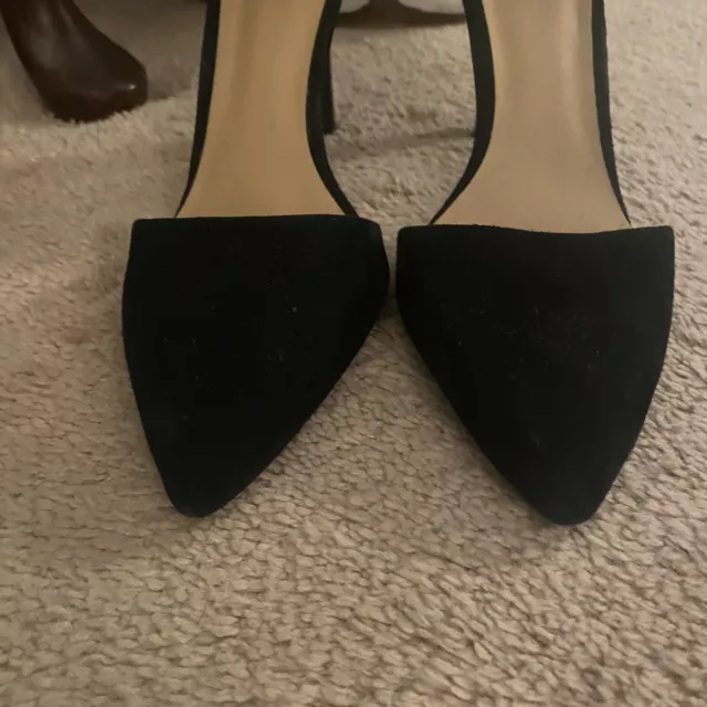 Joe's Jeans Shoes Joes Jeans Arnie Leather Suede Pump size 9, wear as shown heel 2