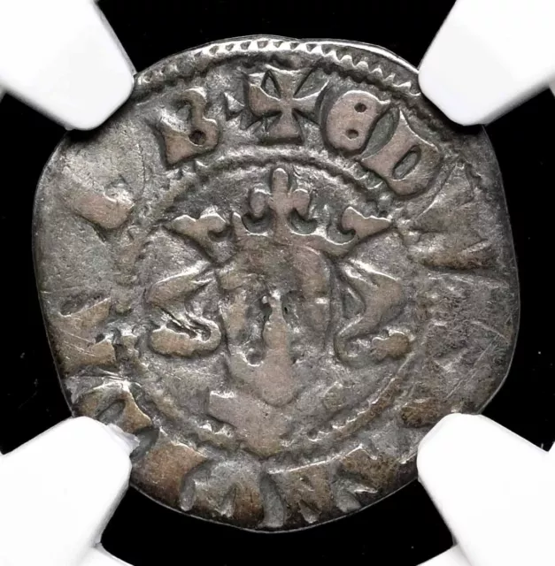 ENGLAND. Edward I Longshanks, 1272-1307. Silver Penny, S-1419, NGC VF25