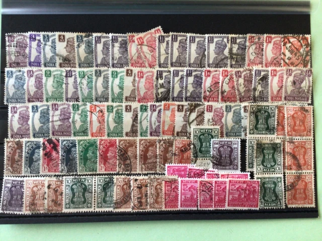 British India many King George V1 used  stamps   Ref A4699