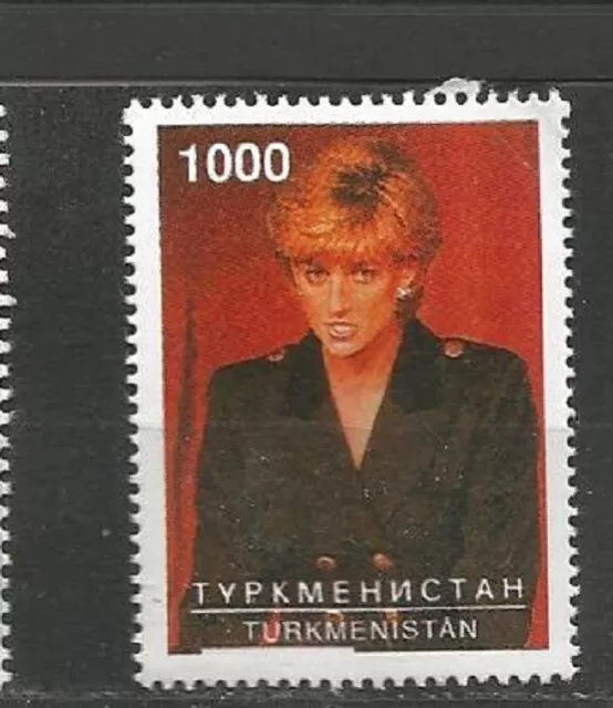 Lady DIANA The People´s Princess Turkmenistan Stamps Briefmarken Sellos Timbres