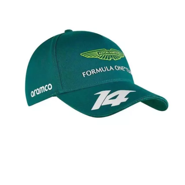 Aston Martin Mens Baseball Cap F1 Formula Green Racer Team Leisure Adjustable