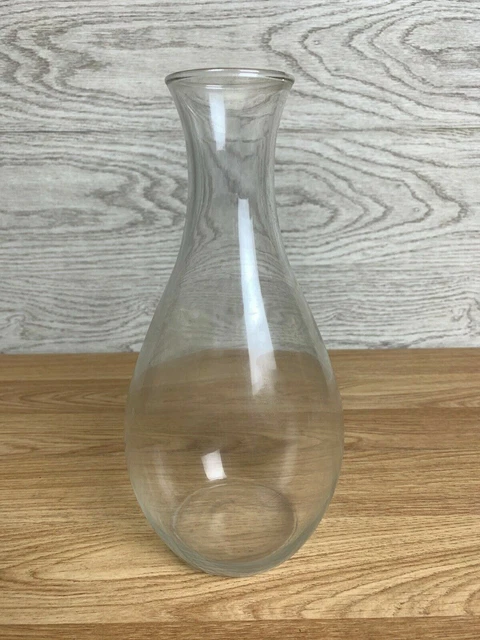Vaso decanter caraffa vetro trasparente alto 9