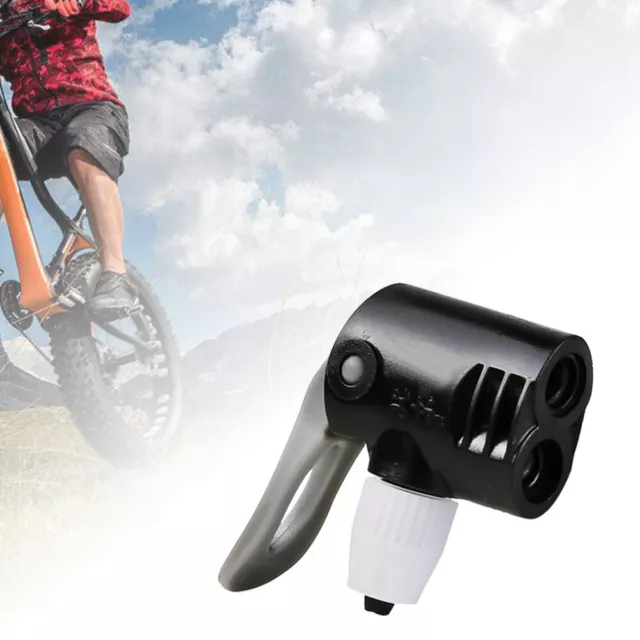 Mini Tragbare Fahrradpumpe Adapter Mehrzweckventil Gasdüse Luftventilkopf
