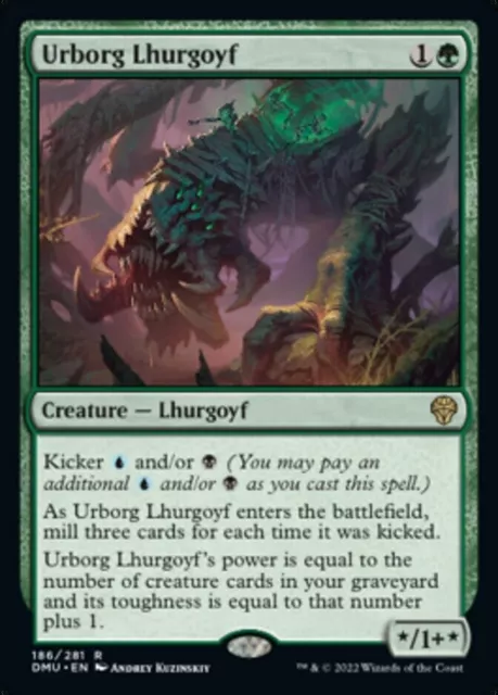 MTG ~ Urborg Lhurgoyf ~ Dominaria United ~ Near Mint ~ Rare