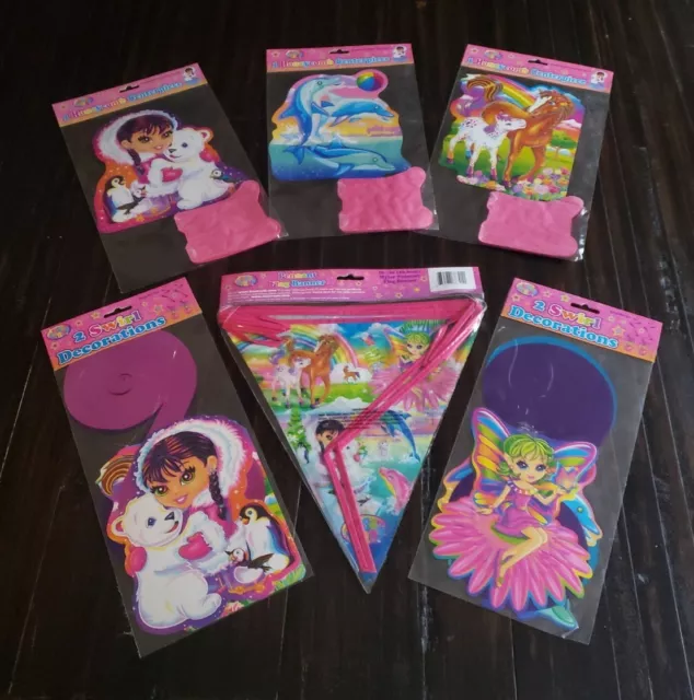 Lot Of 12 Vintage Lisa Frank Glamour Girls Birthday Party Favor Loot Treat  Bags
