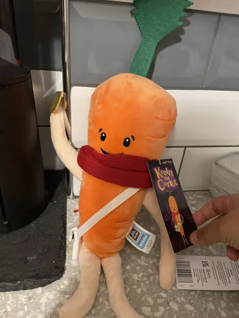 Kevin The Carrot Gold Plush Christmas Toy Collectible 2023 Golden Ticket ✅