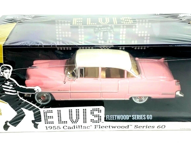 Cadillac Fleetwood Série 60 1955 Rose Elvis Presley – Greenlight 1/18