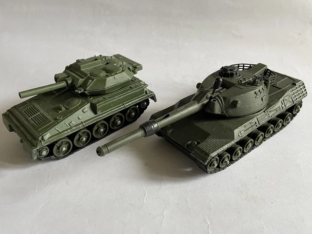 Kit à Monter Dinky Toys Char Léopard, Métal, échelle 1/50, Réf 1036, Années 50