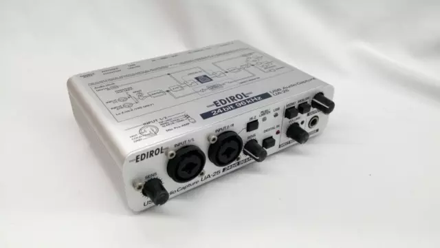 Roland Edirol UA-25 USB Audio Capture Interface Groß Zustand Von Japan-Used
