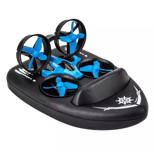 for H36F Mini RC Drone Boat Car 2.4G 6-Axis Water/Ground/Air