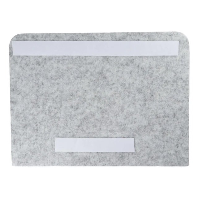 Panneau D'affichage Mural En Feutre Gris Clair 120x90 Cm – Avec 12 Plaques, 90 épingles Et 60 Pastilles Adhésives – Sans Perçage - 4