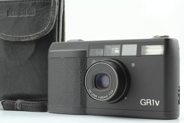 ALL WORK 【 Near MINT+++ 】 Ricoh GR1V Black 35mm Compact Film Camera from JAPAN
