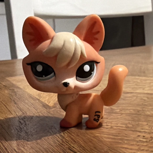 LPS 673 Littlest Pet Shop Original HASBRO, Renard Roux Authentique, Figurine Collection