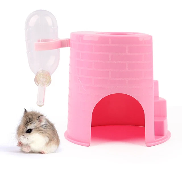 1PC Guinea Pig Wasser Flasche Hamster Chinchilla Hideout