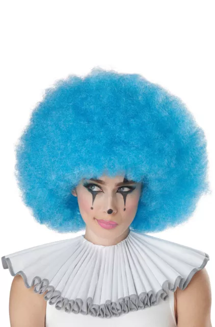 Clown Jumbo Afro Adult Wig (Blue)