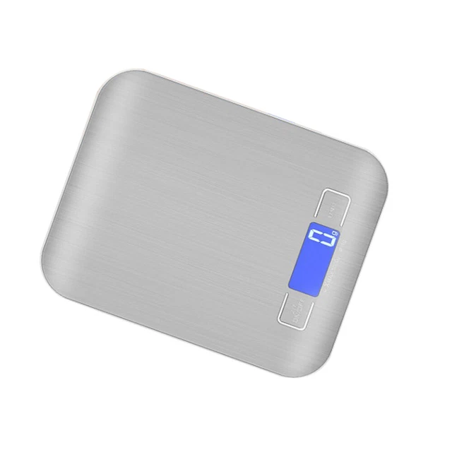 Bilancia da cucina digitale ad alta precisione 5 kg/1 g in acciaio inox bilancia alimentare
