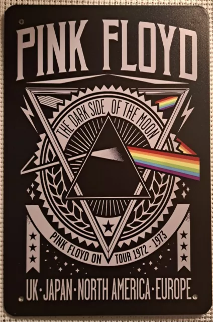 Pink Floyd The Dark Side of the Moon Tour metal hanging wall sign