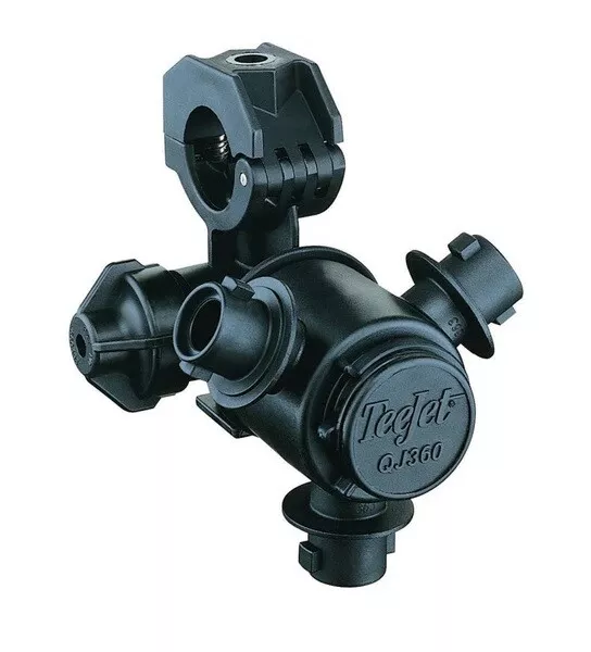 5 of 3-Outlet Quick Nozzle Body w/ Check Valve Fits 3/4" Pipe For Wet Booms