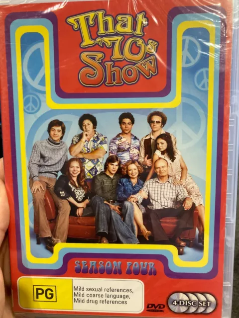 That '70s Show - Season 4 NEW/sealed region 4 DVD (4 discs) comedy tv series