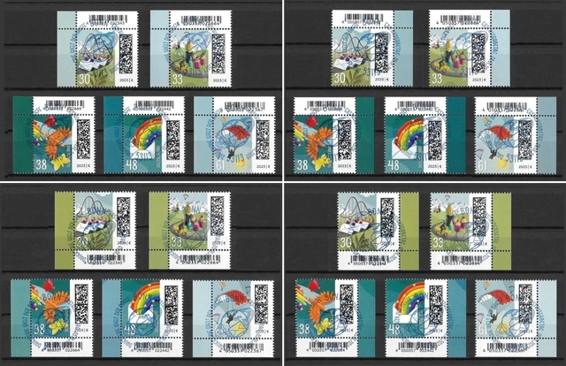 Bund Mi.Nr. 3732-3736 (2023) gestempelt Bonn/Welt der Briefe (Auswahl)
