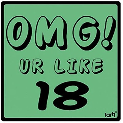 Con White Poster-Sticker Autocollant + 1x... 9x9 cm 1art1® Set: Humour 