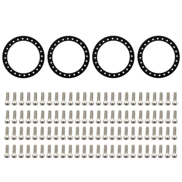 Beadlock Felgen-Ersatzring 4 STÜCKE Kompatibel mit 1/10  SCX10 90046 M5M3