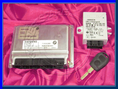 BMW SERIE 3 5 X5 E46 E39 E53 2.0i M54 Set del Motore Unità ECU DME MS43 EWS 2 CHIAVI 