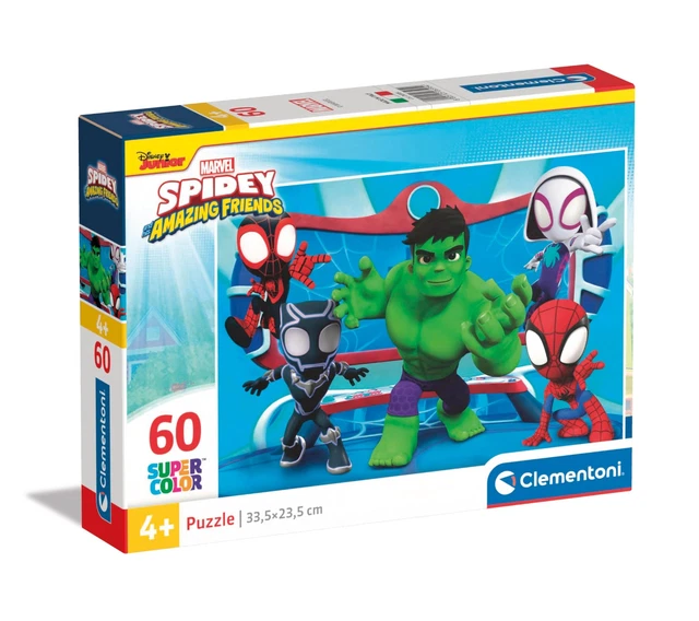 CLEMENTONI 26595 MARVEL Spidey And His Amazing Friends Jigsaw 60 Pieces ...
