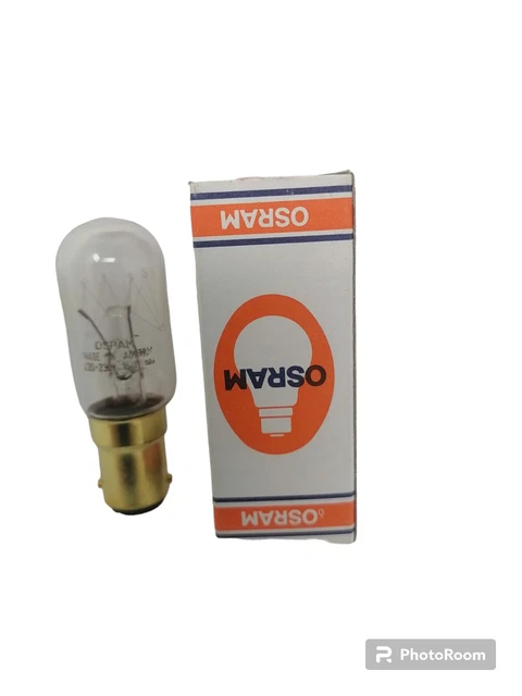 Ampoule BA15D 15W Pour Machine à Coudre - 16x45mm Incandescence (Neuve)